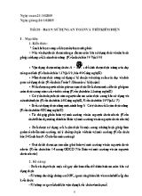 Giáo án Vật lí lớp 9 - Tiết 20, Bài 19 Sử dụng an toàn và tiết kiệm điện - Năm học 2015-2016